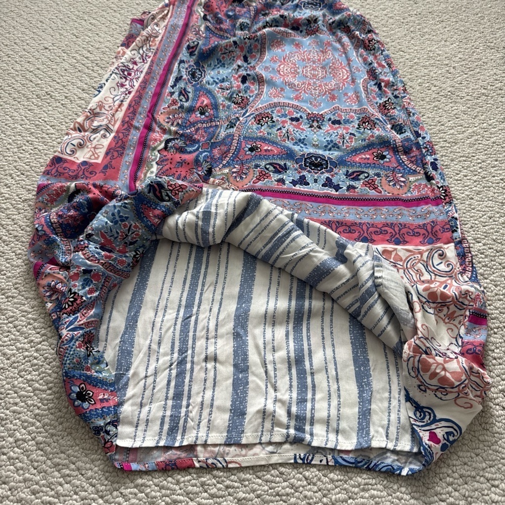 Reversible Tribal A line midi Dress - Picture 6 of 7